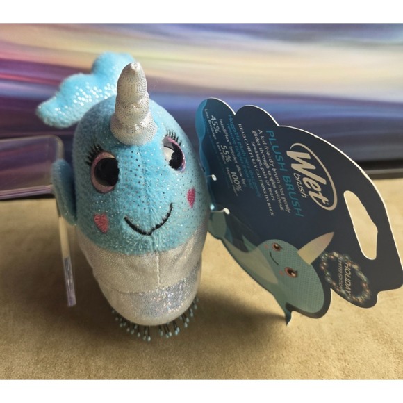 The Wet Brush Other - WET Brush Plush Kids Detangler Narwhal, Unicorn, Whale, Soft IntelliFlex, NWT